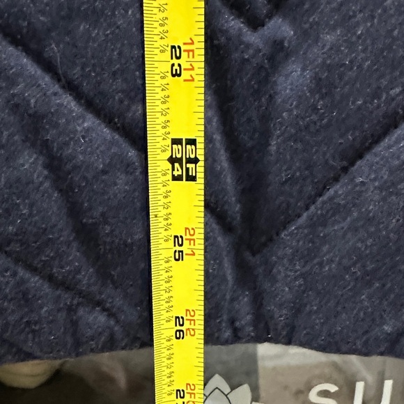 Eileen Fisher Navy Quilted Jacket - Picture 9 of 11